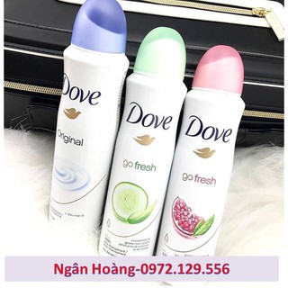 Xịt khử mùi Dove 150ml
