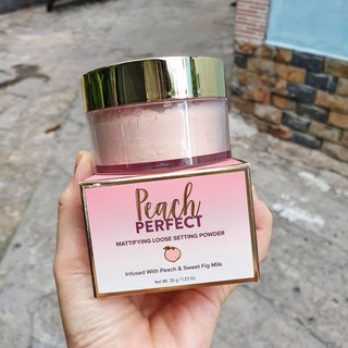 Phấn phủ Too Faced Peach perfect Mattifying setting powder full size 35g