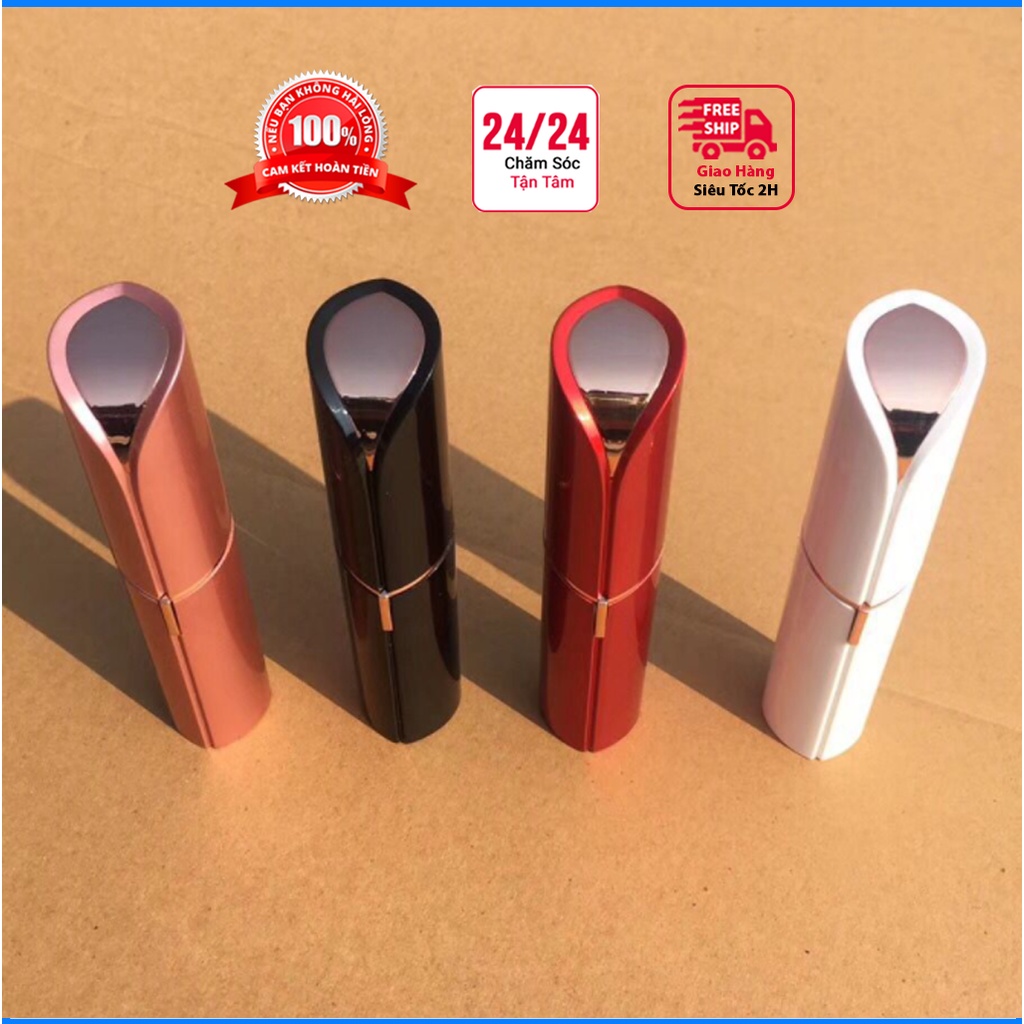 Máy cạo râu mini FlawLess, Máy tỉa chân mày mini tiện ích hình son môi dành cho cả nam và nữ tại GozenMall