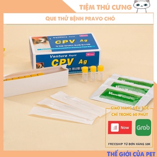 Test bệnh parvo chó que thử bệnh pravo chó