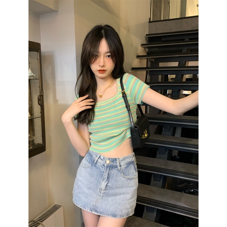 Áo Thun Tay Ngắn Thời Trang Hàn Quốc Dành Cho Nữ