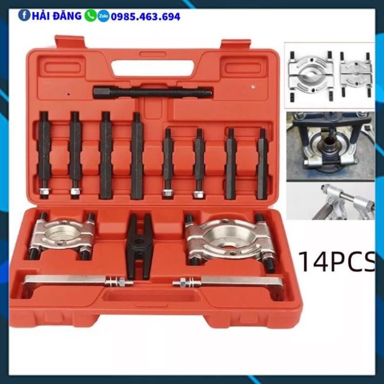 Bộ vam đĩa chặn tháo vòng bi, bạc đạn 14 chi tiết