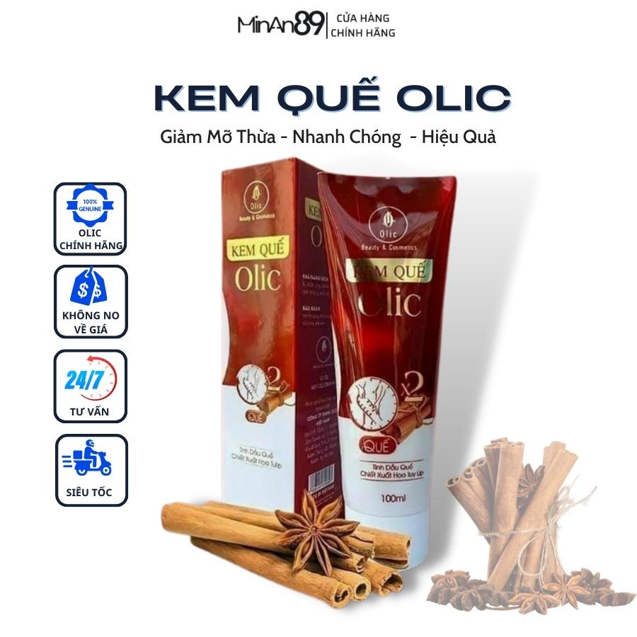 Kem Quế Tan Mỡ Olic Minhanh89 - Gel Săn Chắc 100ml Chính Hãng Làm Giảm Eo Mỡ Bụng Không Nóng Rát