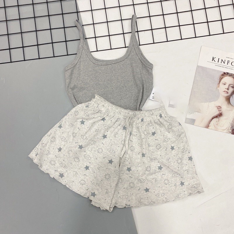 Quần đùi short nữ THE MEI 1992 cao cấp - Quần sooc nữ mặc ở nhà cotton mát lạnh siêu xinh hình ngộ nghĩnh | BigBuy360 - bigbuy360.vn