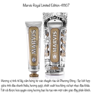 Kem đánh răng Marvis Royal Limited Edition 75ml