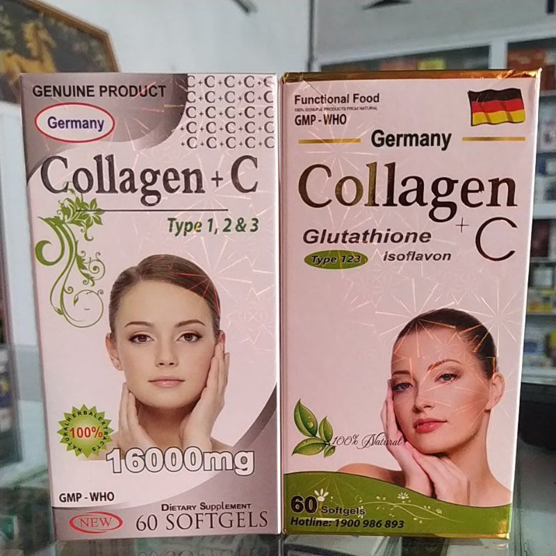 Viên uống Collagen C+ trắnh đẹp da mờ nám tàn nhang