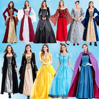 (Người Lớn) Trang Phục Hóa Trang Công Chúa Disney Nữ Hoàng Phong Cách Châu Âu Trong Truyện Cổ Tích