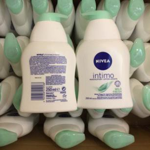 Dung dịch vệ sinh phụ nữ Nivea intimo Đức 250ml - Chuẩn Authenic