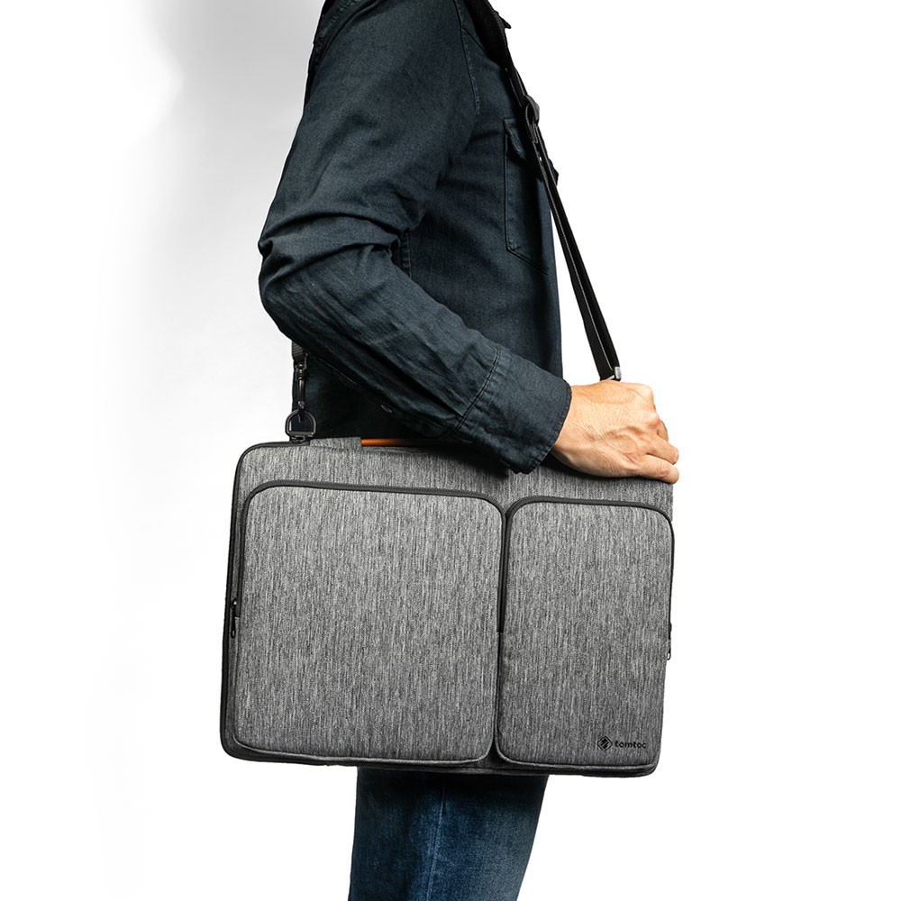 Túi đeo Tomtoc 360* Shoulder Bags Surface -Macbook 13/15/16 Gray -  A42