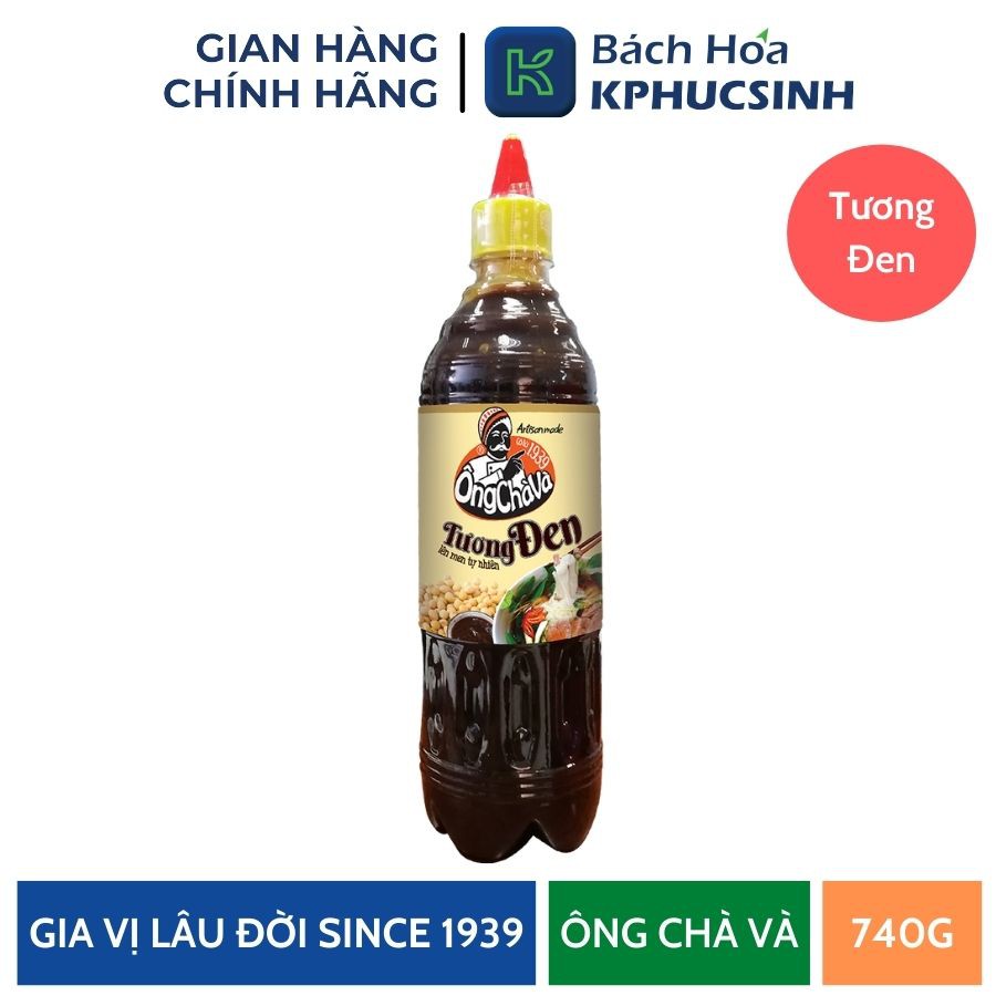 Combo 2 Chai Tương Đen Ông Chà Và 740G KPHUCSINH - Hàng Chính Hãng