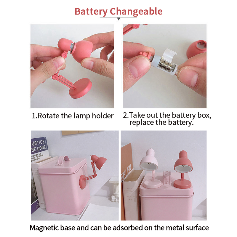 Đèn LED Đọc Sách Để Bàn Dễ Thương