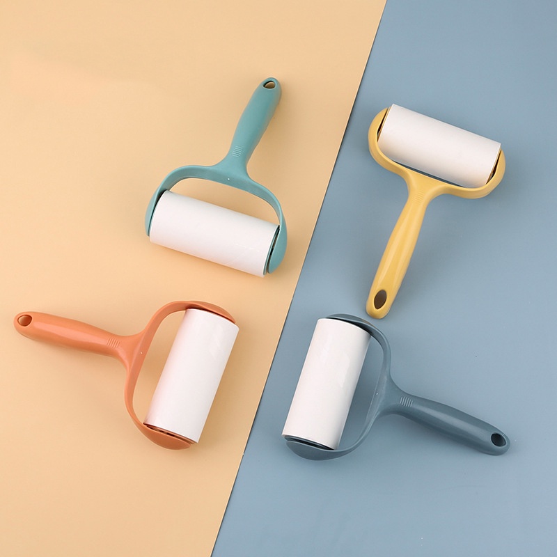 Cây lăn bụi quần áo giường dính lông chó mèo iLita đa năng muji mini cán dài 16cm 60 90 lớp làm sạch chăn nệm