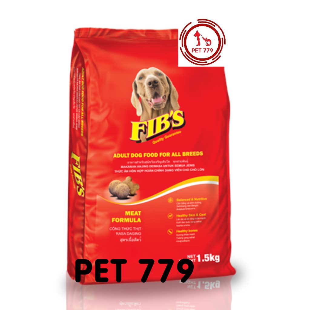Thức ăn Fib's 1.5kg (cho chó) - Cân bằng dinh dưỡng + Cho da khỏe mạnh + Xương khỏe mạnh