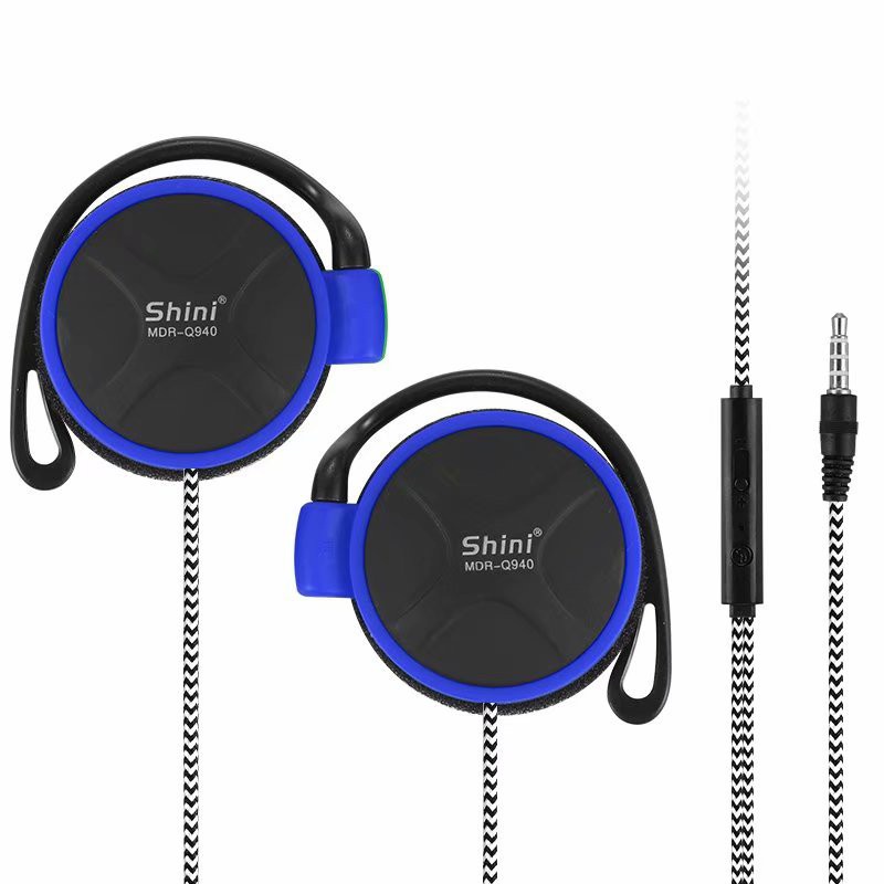 Tai Nghe Móc Tai Âm Thanh Siêu Trầm Giắc Cắm 3.5mm Bằng Kim Loại HD Dành Cho Điện Thoại / Máy Tính Mp3