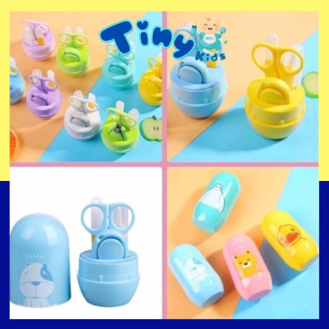 Bộ Bấm Móng Cho bé, Bấm Móng Tay Móng Chân Cho Trẻ Em Bộ 4 Chi Tiết- Tiny Kids