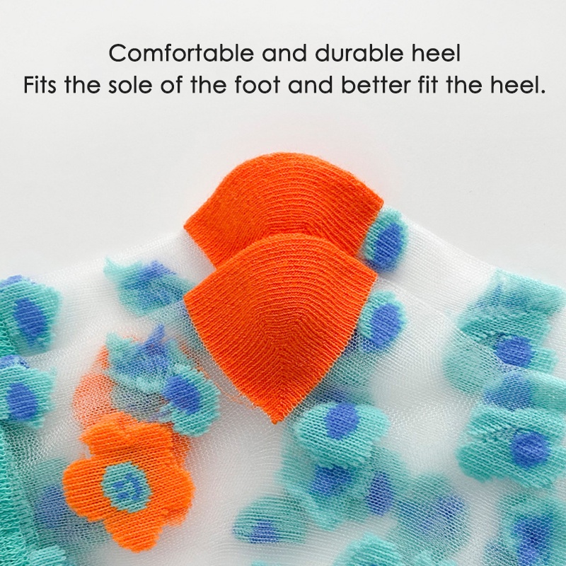 Vớ Pha Lê Trẻ Em Mùa Hè Phim Hoạt Hình Cầu Vồng AKKU