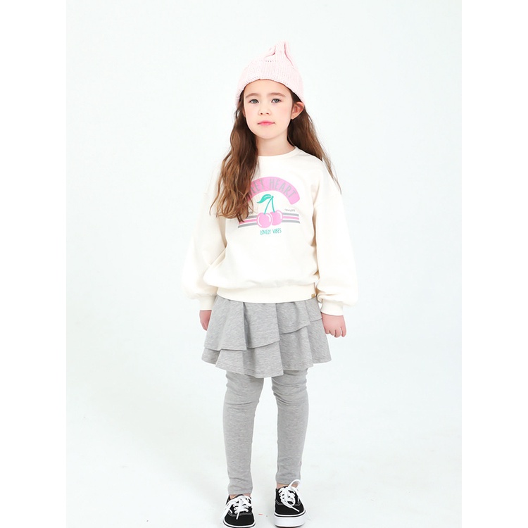 Bộ nỉ da cá quần váy bé gái Sweet heart Andi. HA2779