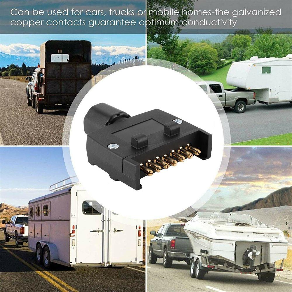 MAYSHOW Phích Cắm Kéo Dây Điện 7 Pin Cho Xe Hơi