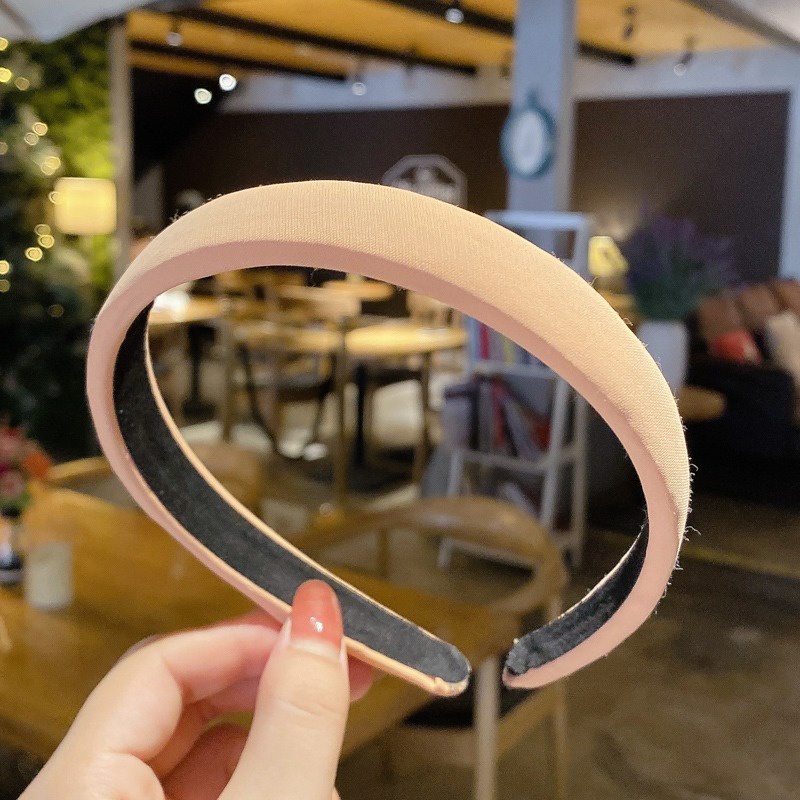 Băng Đô Cài Tóc Bản Rộng 6 Màu Sắc Ngọt Ngào Thời Trang