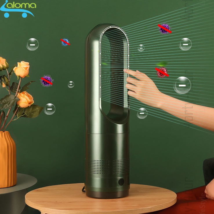 Quạy không cánh siêu mát an toàn KJapan Pure Cool UML-018 kèm điều khiển 8 tốc độ gió