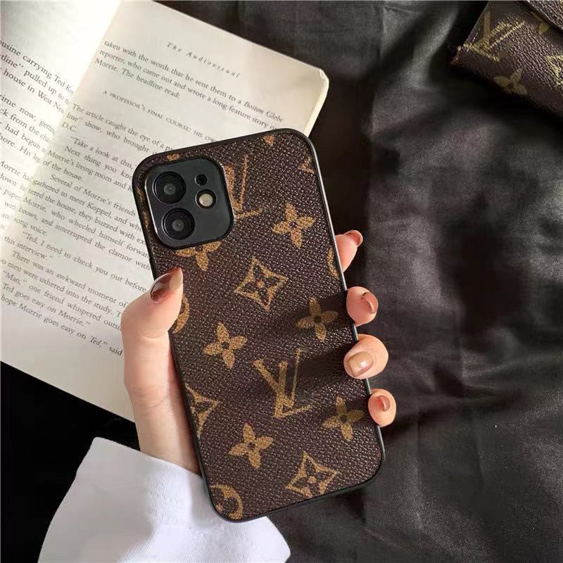 Ốp điện thoại in logo LV cho iPhone 13 pro max 13 13 pro 11 pro max 11 7 8 se 7+ 8+ x xs xr xs max 12 12 pro 12 pro max