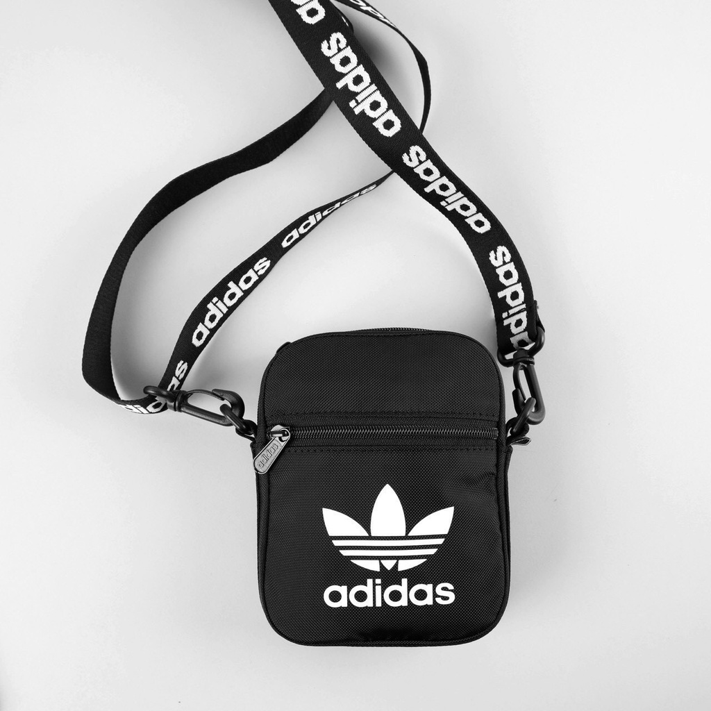 Túi đeo chéo thể thao ADIDAS Festival Mini Black chất vải chống thấm nước