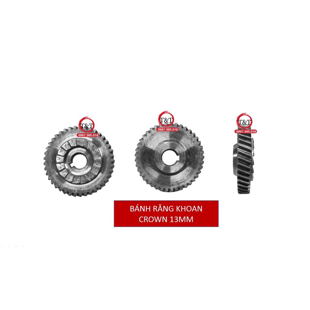 BÁNH RĂNG  KHOAN CROWN 13 LY