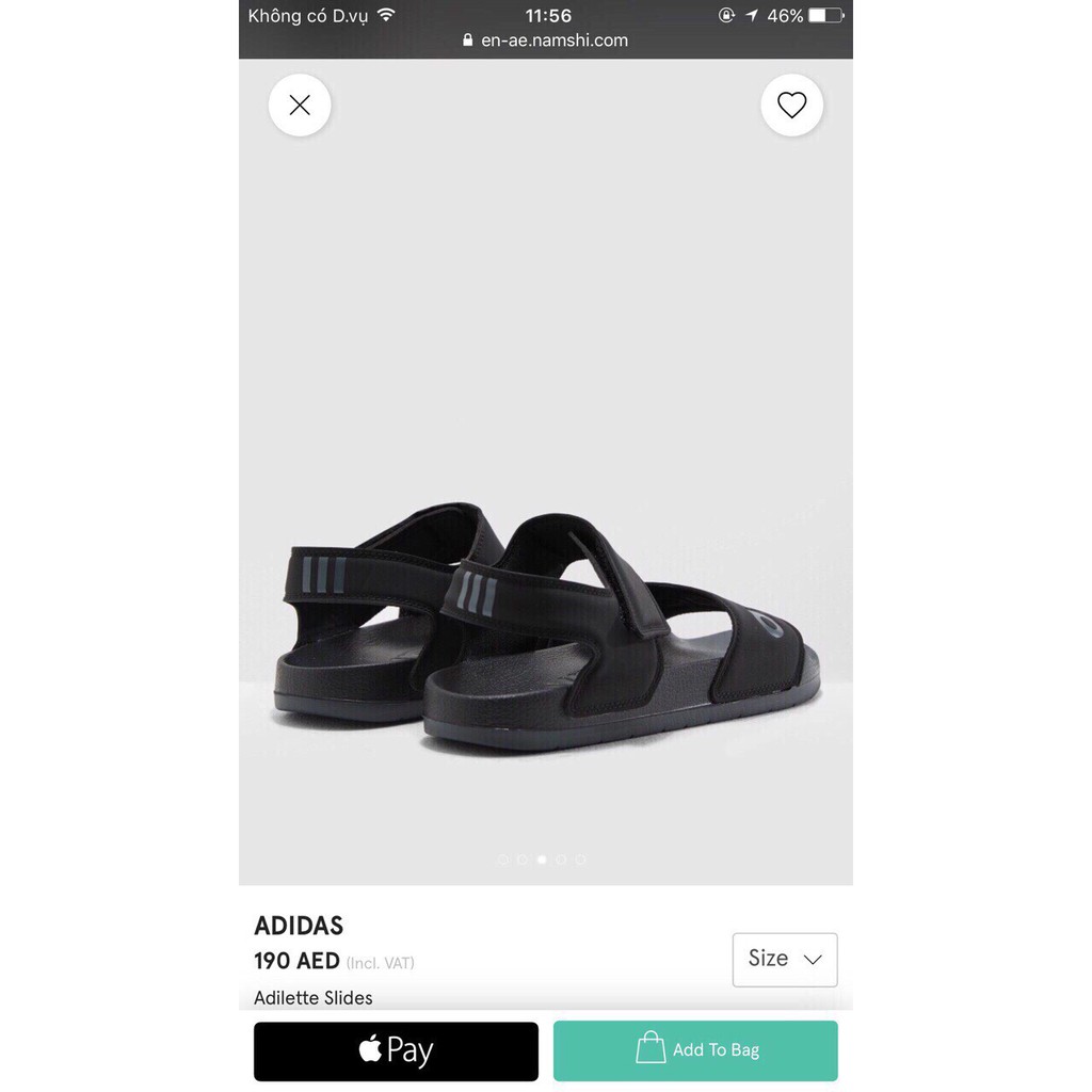 Sandal unisex Adilette thể thao