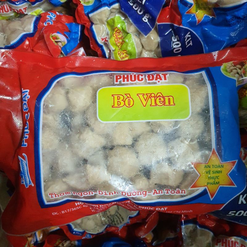 Bò viên Phúc Đạt 500g