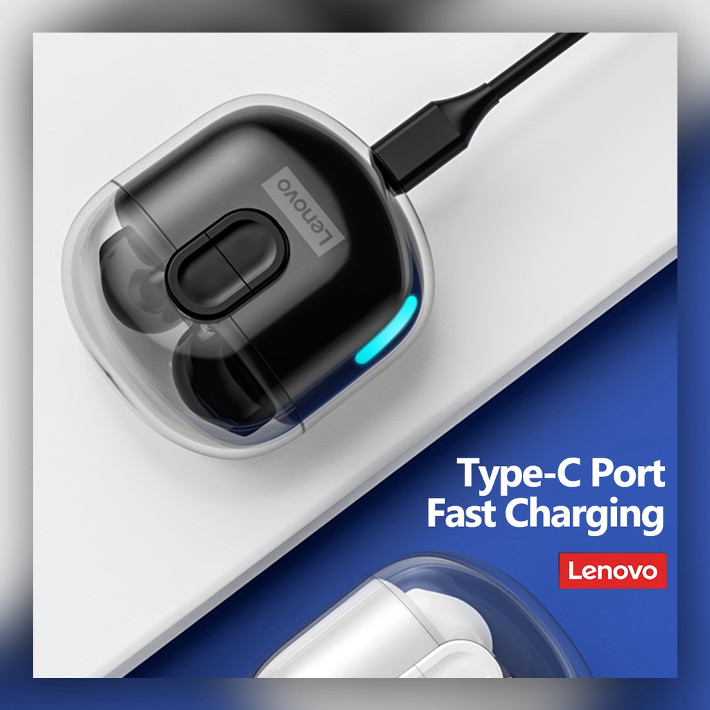 Tai Nghe Bluetooth Lenovo LP12 Pro 2021 New Version LP12 2020 Version Bluetooth 5.1 nhét tai ko dây chụp tai có micro Chính Hãng Bass mạnh Low Latency with HD Stereo Sound With Mic