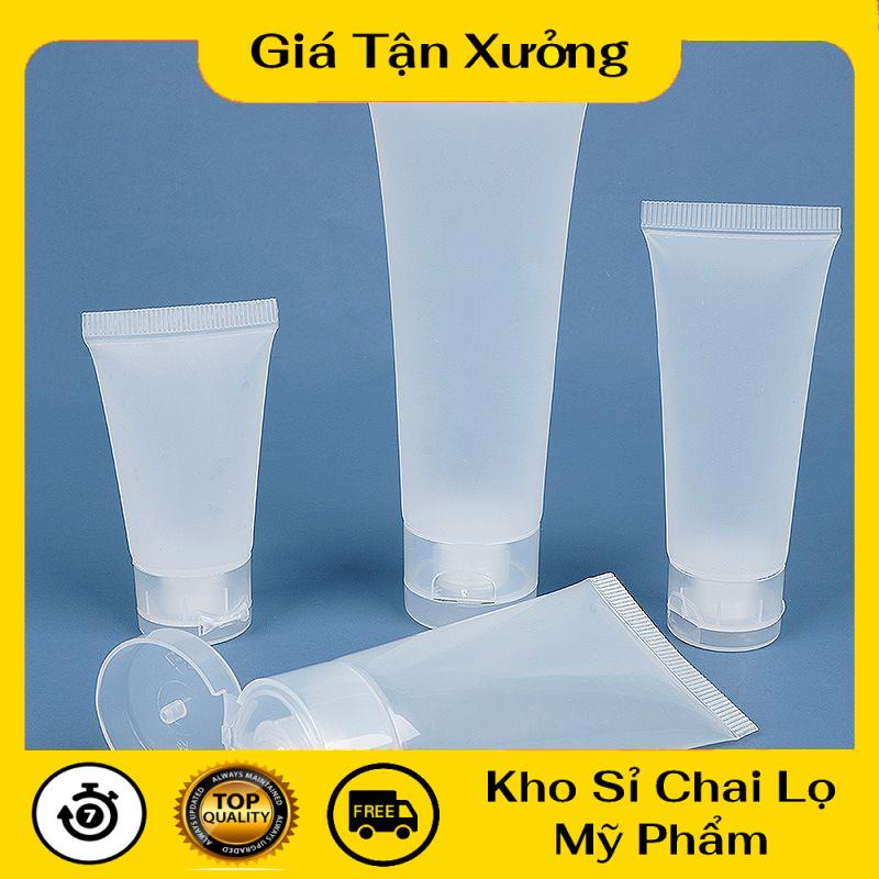 Tuýp Chiết Mỹ Phẩm ❤ TRÙM SỈ ❤ Tuýp nhựa 100ml,150ml nắp lật chiết mỹ phẩm, sữa rửa mặt, sửa tắm , phụ kiện du lịch