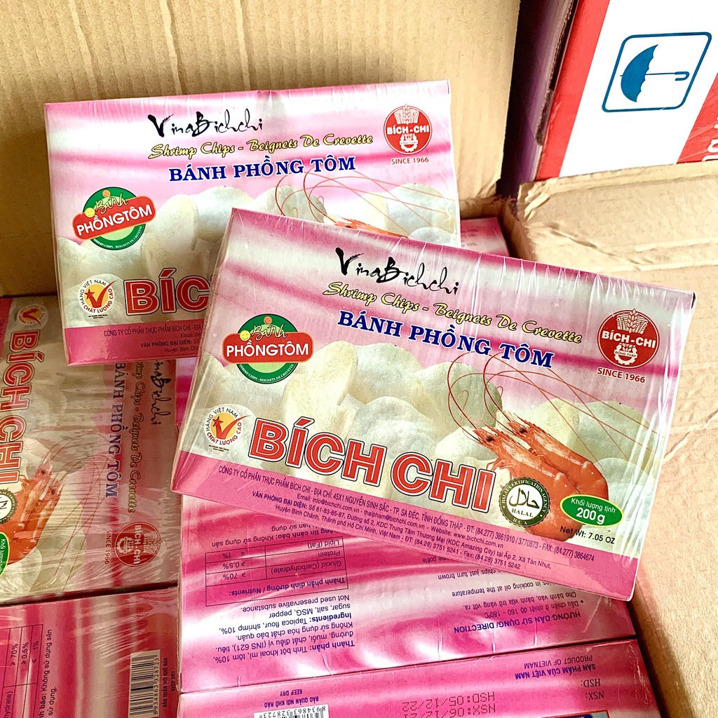 Bánh phồng tôm Bích Chi 200g giá sỉ