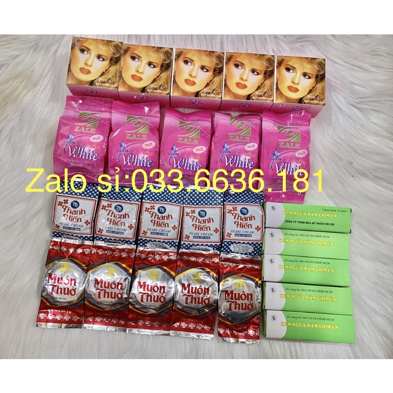 combo kem trắng da trộn dành cho mặt siêu rẻ 2