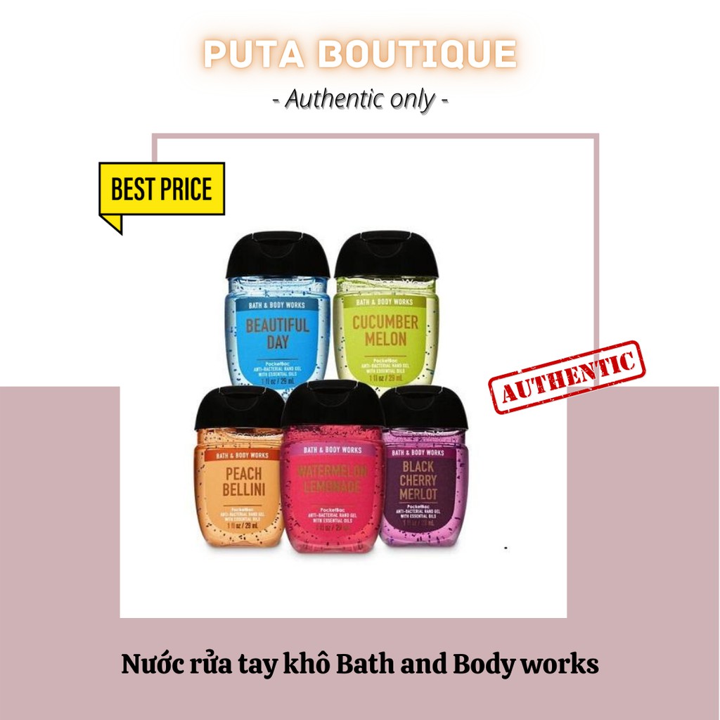 Gel rửa tay khô Bath and body works