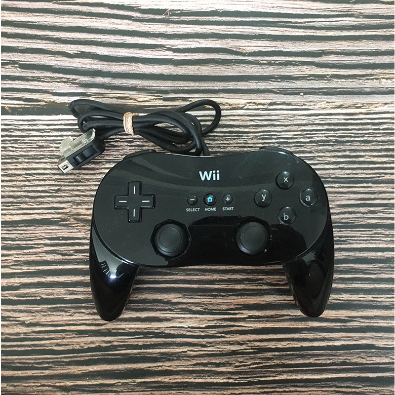 Tay cầm Wii Pro - Wii Pro Controller phụ kiện chơi game máy Wii (đen)