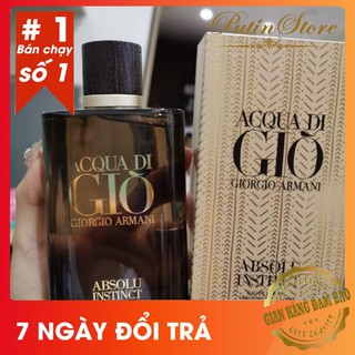 🌻[ CHÍNH HÃNG 100% ]🌻 Nước hoa nam Giorgio Ẩmn Aqua Di Gio Absolu Instinct-125ml [CAO CẤP]🌻🌟
