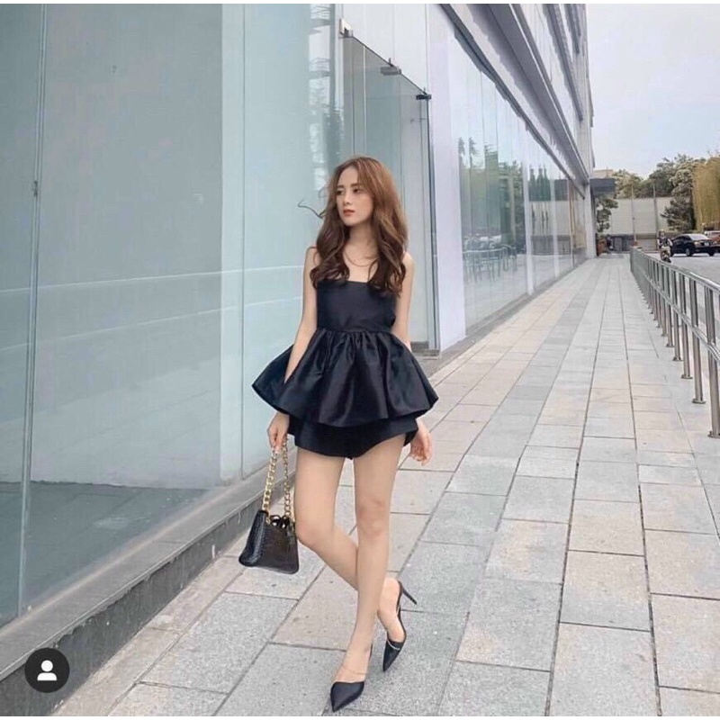 SET PEPLUM 2D ĐAN LƯNG + SHORT H3722