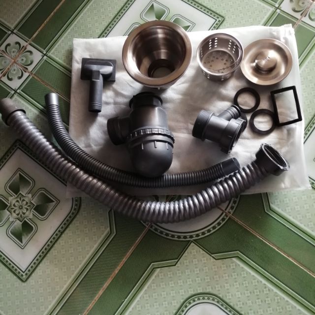 Bộ xả chậu rửa chén 1 hộc