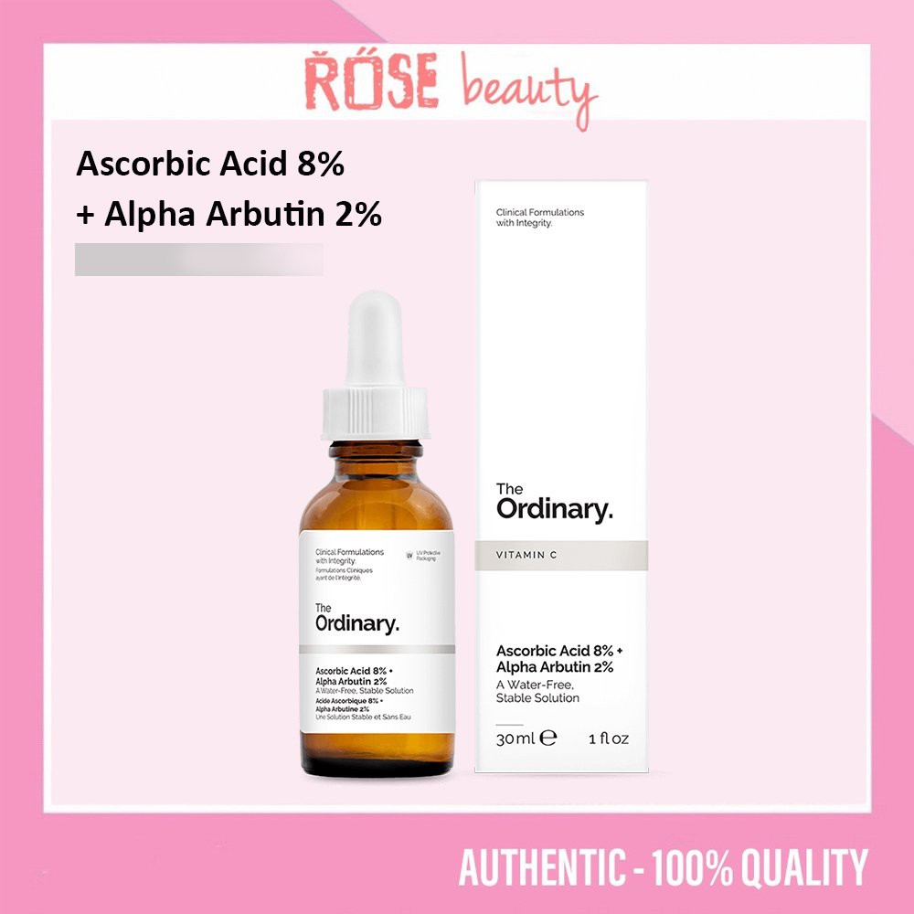 (BILL CANADA) Serum sáng da, tinh chất bảo vệ da The Ordinary Ascorbic Acid 8% + Alpha Arbutin 2%