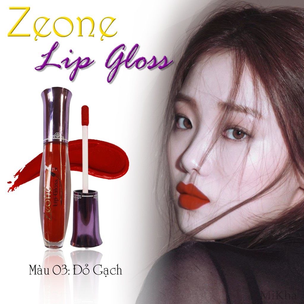 Son Kem Lì Zeone Lip Gloss Hàn Quốc CHUẨN