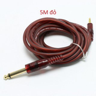 Cáp chuyển đổi âm thanh 3.5mm sang 6.5mm (Tốt)