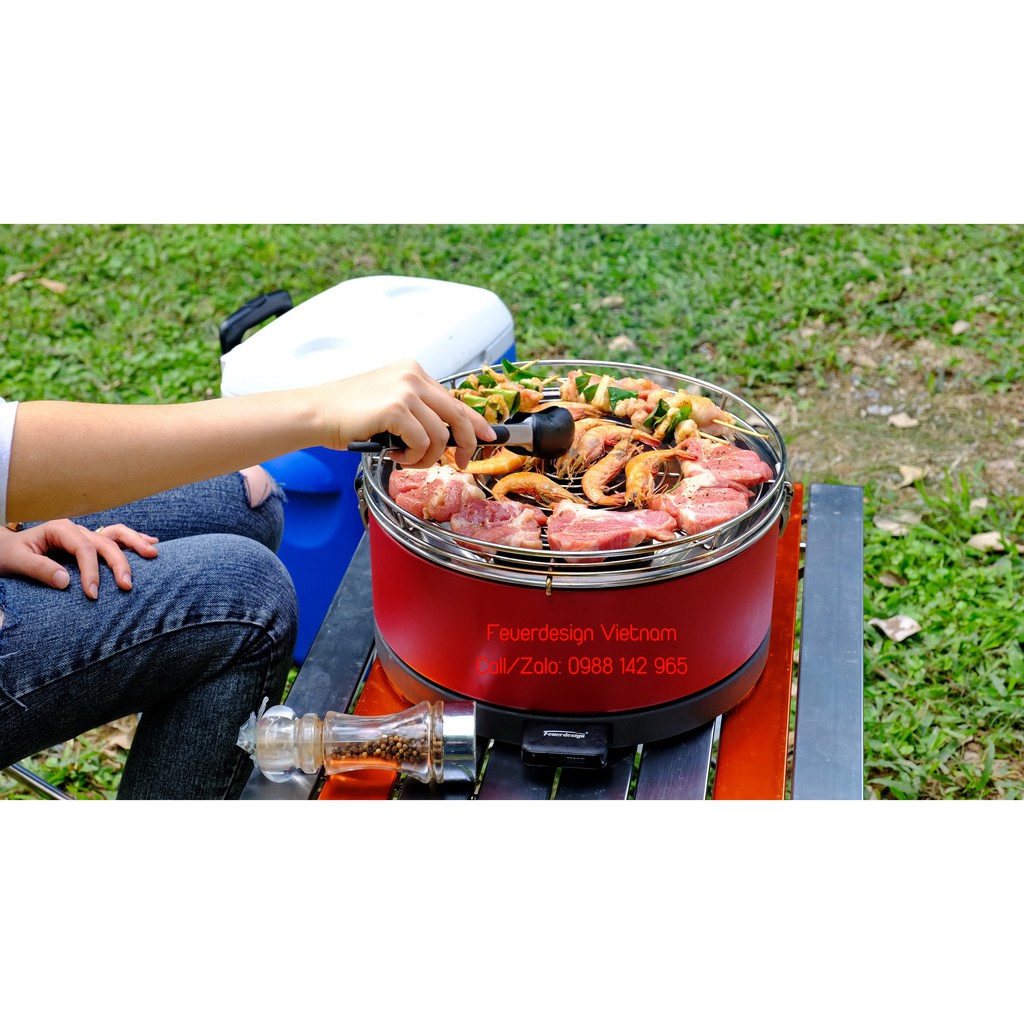 Bếp nướng than hoa không khói Đức Feuerdesign Mayon