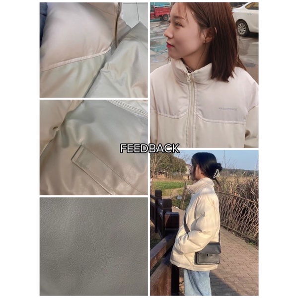 TKLIHN Áo khoác phao ulzzang HOT FASHION 2021 KÈM 2 ẢNH THẬT CUỐI