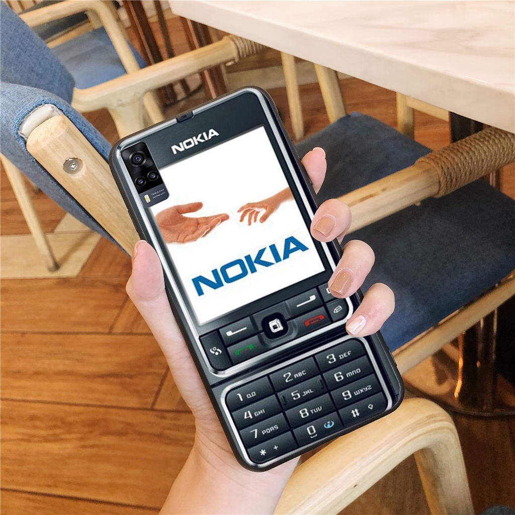 Ốp Điện Thoại Mềm Viền Đen Hình Nokia D Cho Vivo Y11 Y11S Y20i Y20S Y17 Y12 Y15 U3 Y19 Y20 Y30 Y21 Y33S Y21S Y50