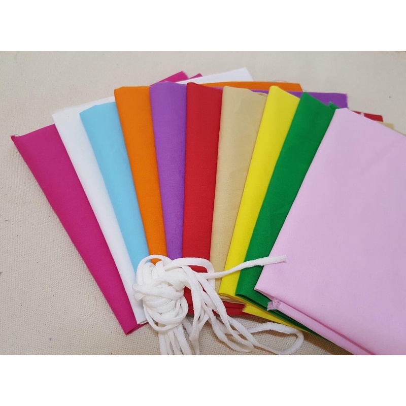 Vải thô 49×50cm set 10 mảnh
