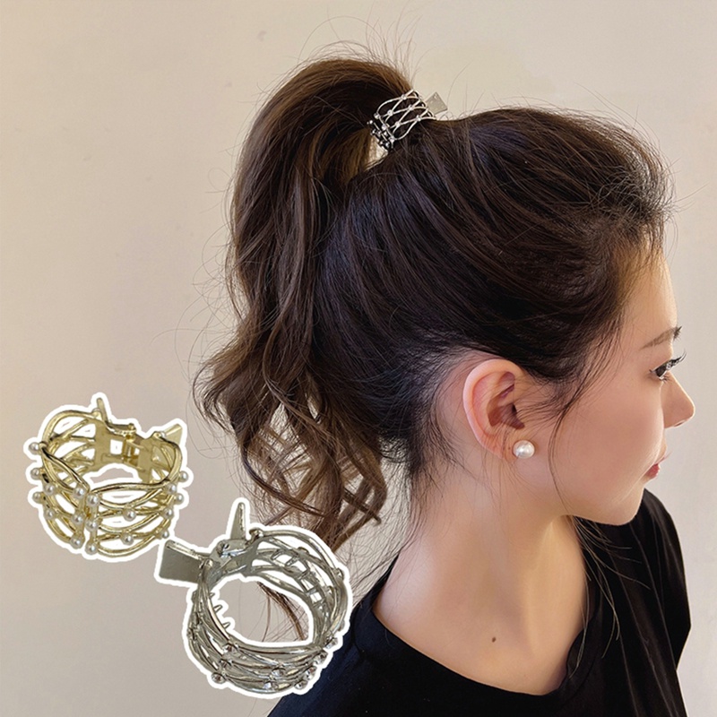 Kẹp Tóc Đuôi Ngựa Đính Đá Thời Trang Cho Nữ dreamdiary