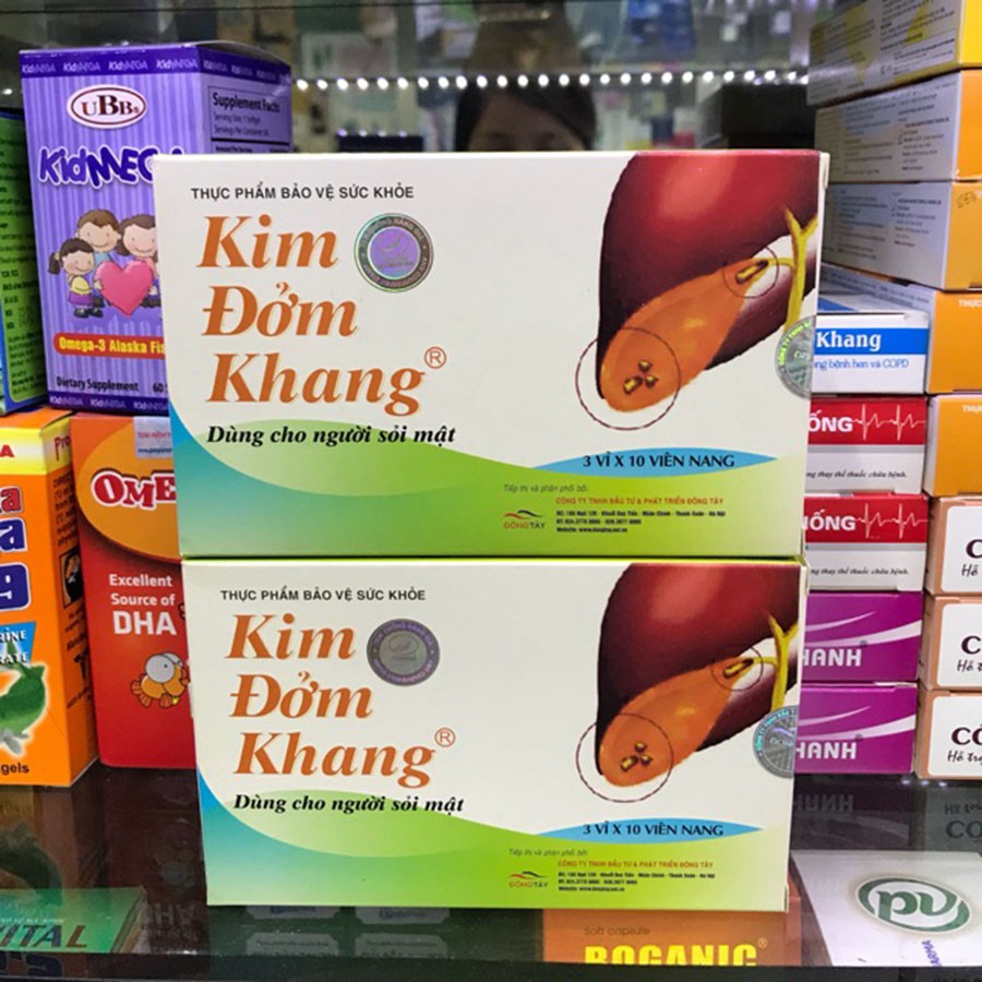 [CHÍNH HÃNG] Kim đởm khang - Thực phẩm bảo vệ sức khỏe hỗ trợ điều trị sỏi mật- Hộp 30 viên