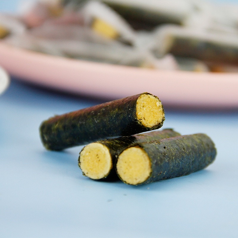 Snack Rong Biển Cuộn Trứng Muối Chà Bông 4 Vị Siêu Ngon