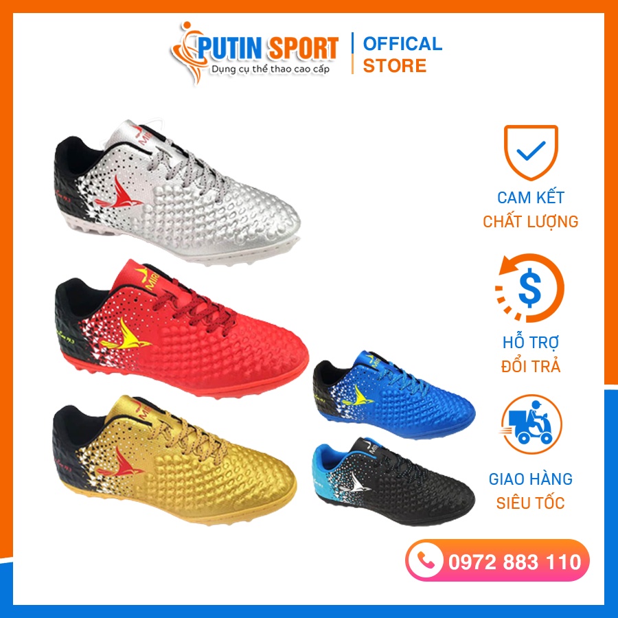 GIÀY đá bóng MIRA LUX đế TF | giày đá banh cao cấp chuẩn form đế nguyên khối  | Putin Shop