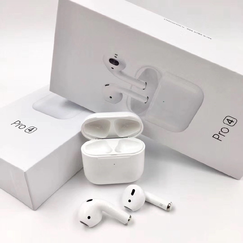 Tai Nghe Bluetooth 5.0 Không Dây Mini Pro4 Tws Tai Nghe Nhét Tai Nhỏ Gọn